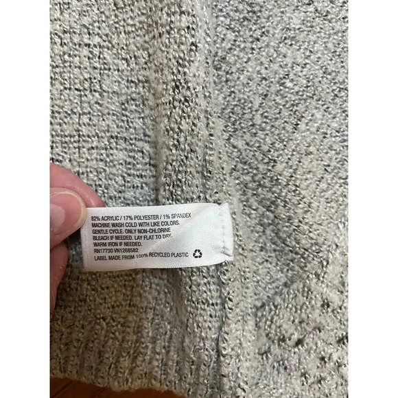 Liz Lange Maternity Sweater Womens XS Comfy Stretch Neutral Soft Cozy Fall Fuzzy - Picture 10 of 10